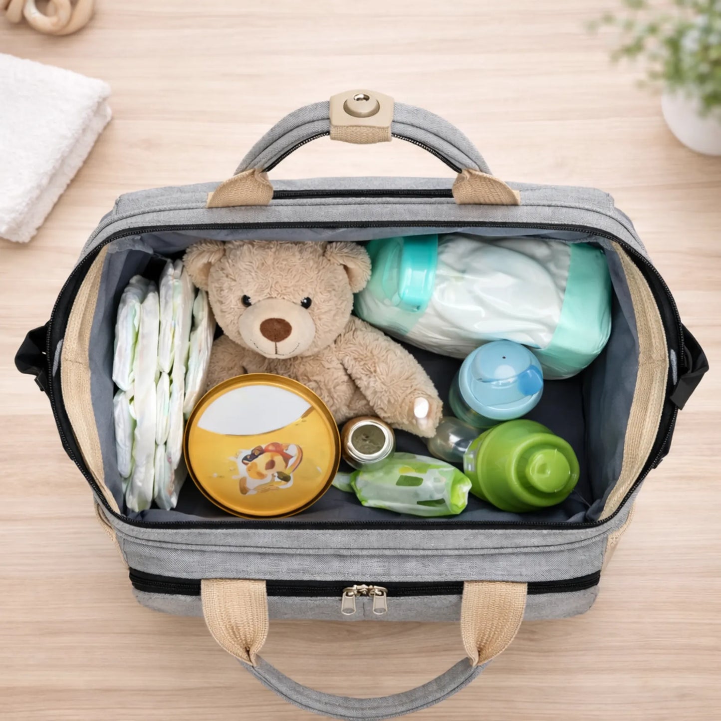 Sac à langer Nidivy – Le sac 2-en-1 qui se transforme en lit pour bébé