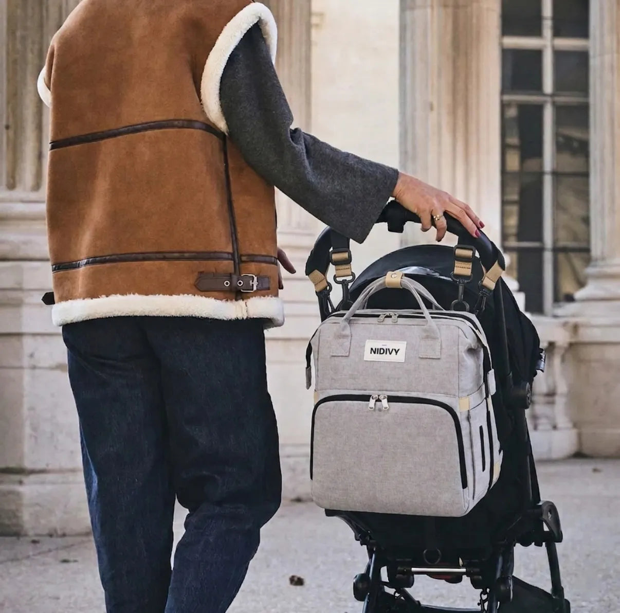 Sac à langer Nidivy – Le sac 2-en-1 qui se transforme en lit pour bébé